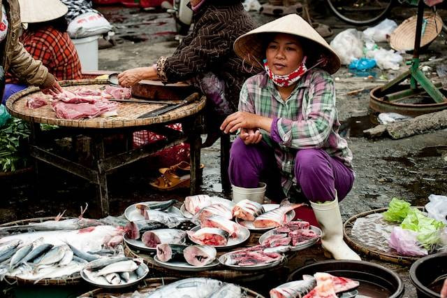 Pasar ikan di Jakarta Utara, foto hanya ilustrasi, bukan tempat sebenarnya: Unsplash/v2osk