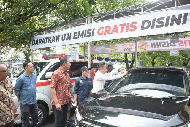 Lingkungan Berkelanjutan, IPB University Adakan Uji Emisi Kendaraan Gratis