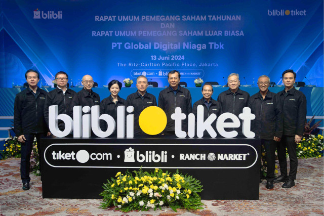 Rapat Umum Pemegang Saham Tahunan (RUPST), PT PT Global Digital Niaga Tbk (Perseroan, BELI), induk usaha dari e-commerce Blibli, tiket.com, dan Ranch Market. Foto: Dok. Blibli