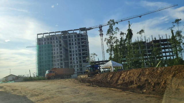 Pembangunan Rusun ASN di IKN, Jumat 14 Juni 2024. Foto: Dok. Istimewa