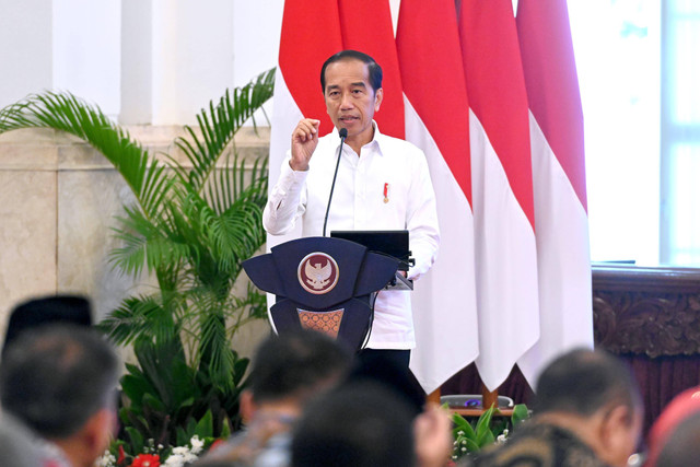 Presiden Joko Widodo dalam Rapat Koordinasi Nasional Pengendalian Inflasi Tahun 2024 di Istana Negara, Jakarta, Jumat (14/6/2024). Foto: Dok. Istimewa