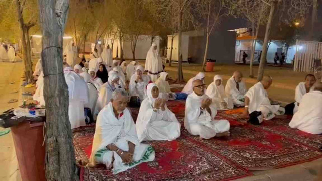 Suasana jelang wukuf di Arafah. Foto: Salmah Muslimah/kumparan