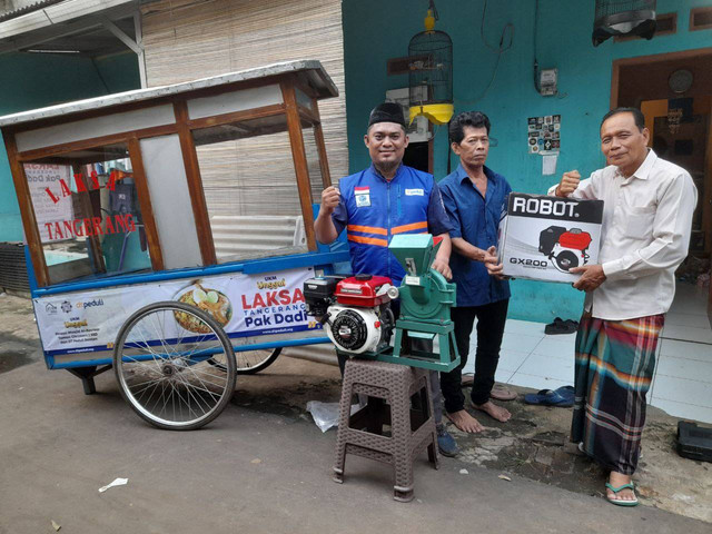 DT Peduli Banten dan Masjid Al-Kautsar Kembali Salurkan Bantuan  UKM Unggul 