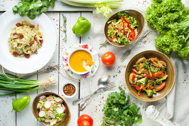 IIlustrasi resep masakan vegetarian. Sumber foto: Unsplash