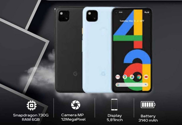 Ilustrasi spesifikasi Google Pixel 4A. Sumber: Shopee/ Seven Star Cellular