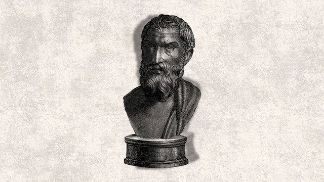 Ilustrasi Epicurus (sumber:https://pixabay.com/id/vectors/epicurus-filsuf-menyergap-patung-5671846/)