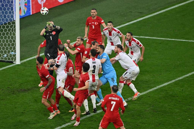 Turki vs Georgia di Piala Eropa. Dok: OZAN KOSE / AFP