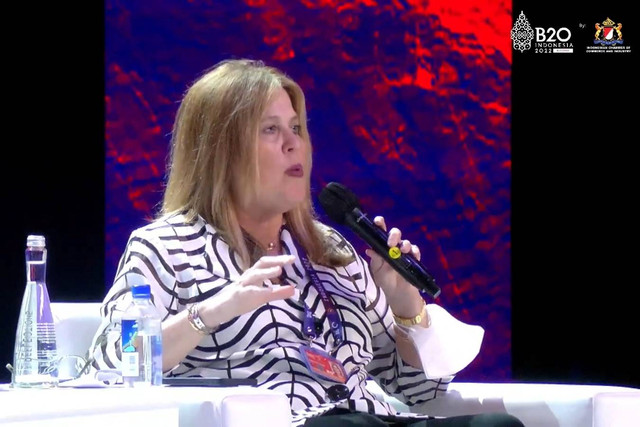 CEO baru PT Freeport Kathleen Quirk. Foto: Youtube/ASEAN BAC INDONESIA 2023