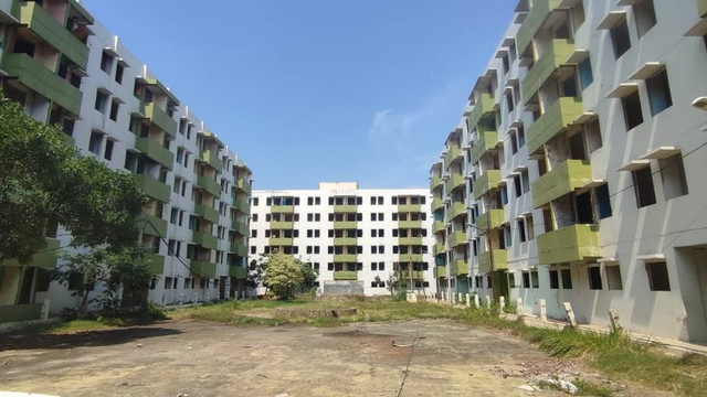 Kondisi Rusunawa Marunda Blok C, Jakarta Utara, Rabu (19/6/2024).  Foto: Rachmadi Rasyad/kumparan