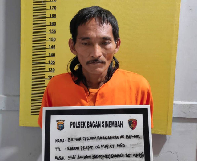 Bismar Efraim Panggabean. Dok: Polsek Bagan Sinembah