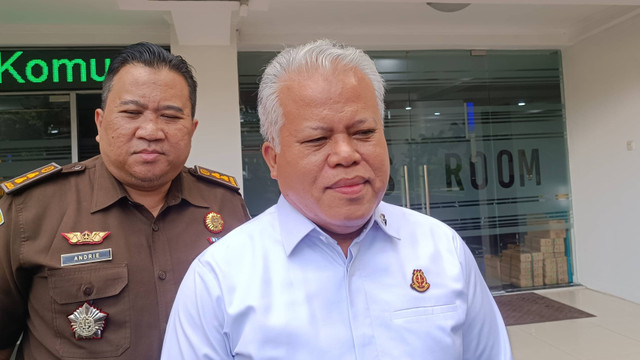 Kapuspenkum Kejagung Harli Siregar saat dijumpai di Kantor Kejaksaan Agung, Jaksel, Rabu (19/6/2024). Foto: Thomas Bosco/kumparan