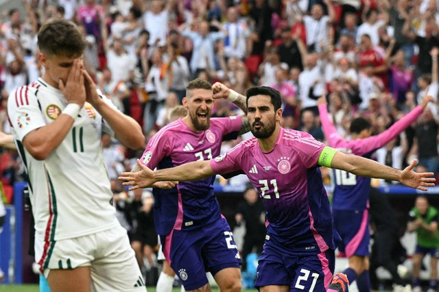 Jerman vs Hongaria di Piala Eropa. Dok: THOMAS KIENZLE / AFP