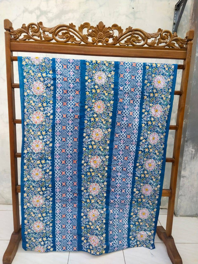 Motif Batik Bunga Wijayakusuma Buatan WBP Lapas Permisan