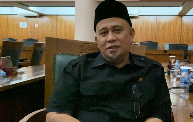 Wakil Ketua DPRD Kalbar, Syarif Amin Muhammad. DPRD Kalbar soroti serapan anggaran Pemprov yang masih lambat. Foto: Yulia Ramadhiyanti/Hi!Pontianak  