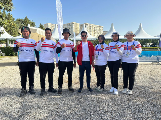 Tim panahan putri Indonesia pastikan dua tiket Olimpiade Paris 2024 usai bertanding pada ajang Hyundai Archery World Cup Stage (AWCS) 3 di Antalya, Turki, Kamis (20/6/2024). Foto: Dok. PB Perpani 