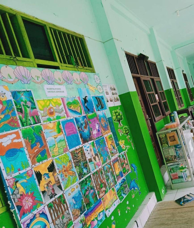 Karya anak-anak Panti Asuhan 'Aisyiyah Balikpapan (sumber foto: Koleksi Pribadi)
