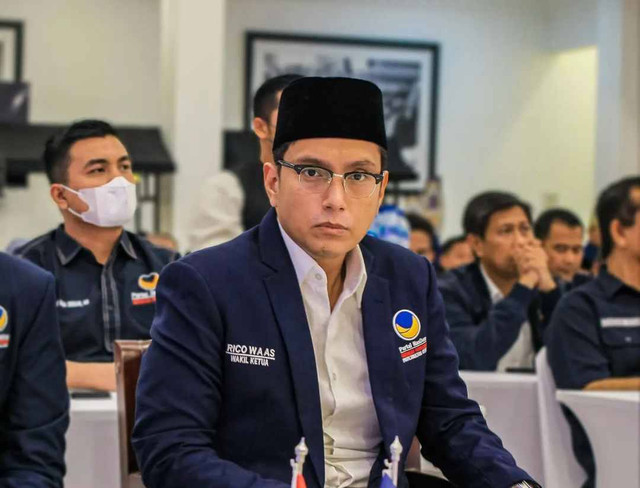 Rico Waas, Wakil Ketua DPW NasDem Sumut. Dok: Instagram @ricowaas