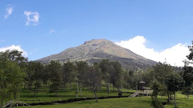 Gunung Sindoro, Gunung yang terlihat dari Temanggung. Sumber: Unsplash/Ake Widyastomo