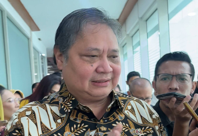 Menko Bidang Perekonomian Airlangga Hartarto dalam Rapat Kerja Anggaran dan (RKA) Kemenko Perekonomian di Kompleks Parlemen Jakarta, Senin (24/6/2024). Foto: Widya Islamiati/kumparan