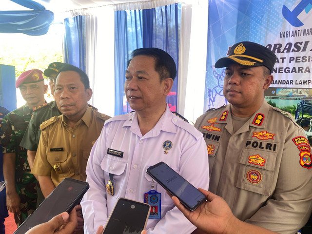 Kepala BNNP Lampung, Brigjen Pol Budi Wibowo. | Foto: Sinta Yuliana/Lampung Geh