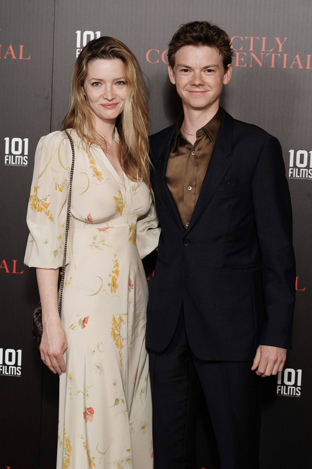 Talulah Riley dan Thomas Brodie-Sangster Foto: Ian West/REUTERS