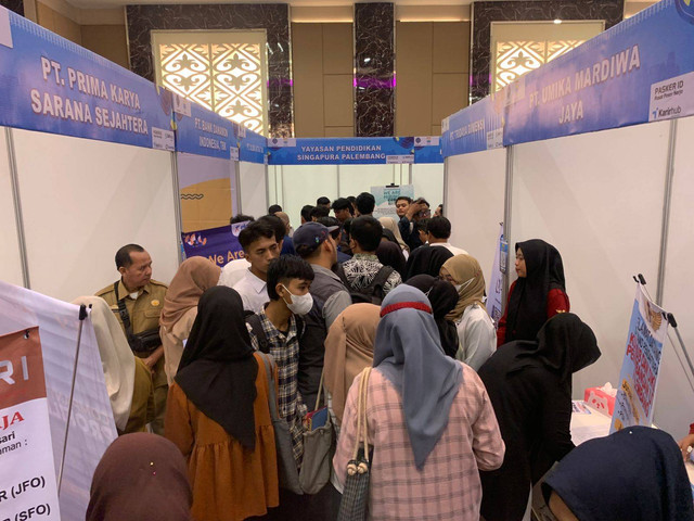 Suasana Job Fair di Palembang, Foto : Abdul Toriq/Urban Id