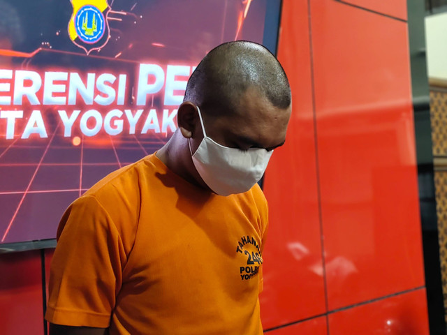 Agil perusak dua ATM di Yogya.  Foto: Panji/kumparan