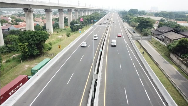 Jalan tol layang MBZ. Foto: Dok. Jasa Marga