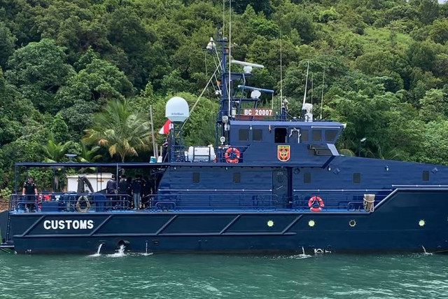 Kapal patroli laut Bea Cukai Batam. Foto: Moh Fajri/kumparan