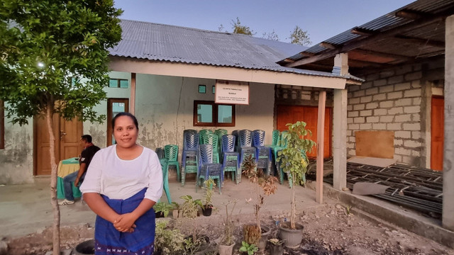 Pelatihan membangun ketangguhan Desa oleh CIS Timor, BPBD, SIAP SIAGA, dan Pemerintah Australia di Desa Tanah Putih, Kabupaten Kupang, Nusa Tenggara Timur. Foto: Priscilla Brenda/kumparan