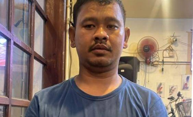 Akbar Munsar alias Colacola (25 tahun), warga sipil di Kota Makassar, ditangkap polisi karena kerap merazia pengendara sepeda motor di jalanan. Foto: Dok. Istimewa