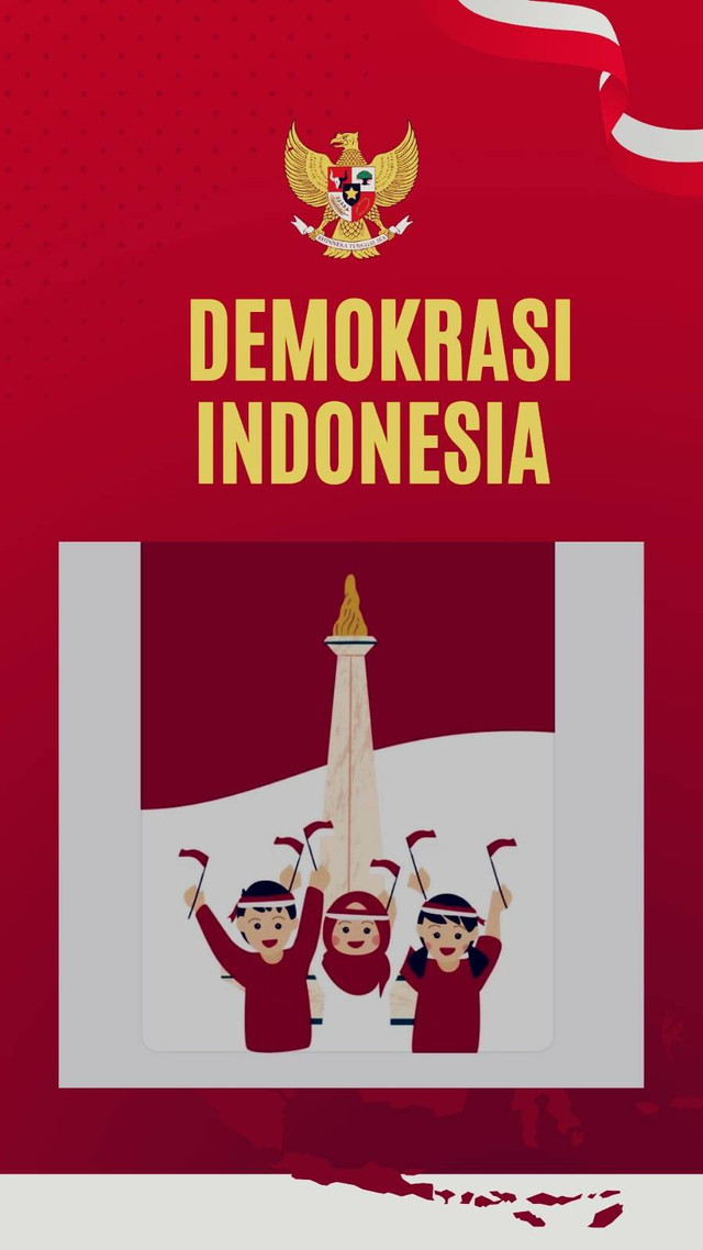 Ilustrasi Demokrasi Indonesia (Sumber: Pribadi)