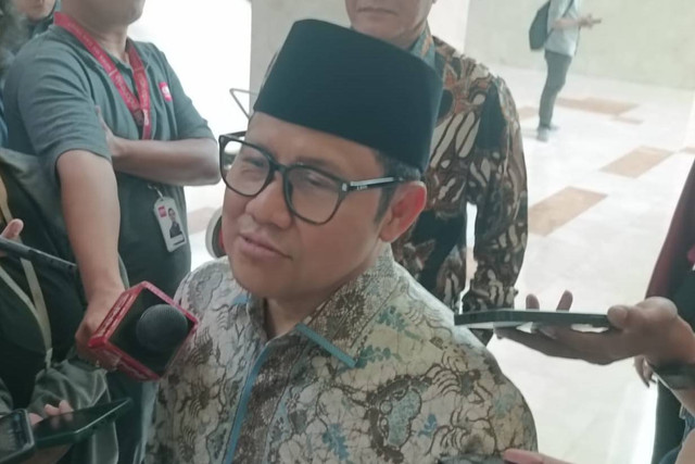 Ketua Umum PKB, Abdul Muhaimin Iskandar di Kompleks Parlemen, Senayan, Jakarta Pusat, Senin (1/7/2024). Foto: Zamachsyari/kumparan