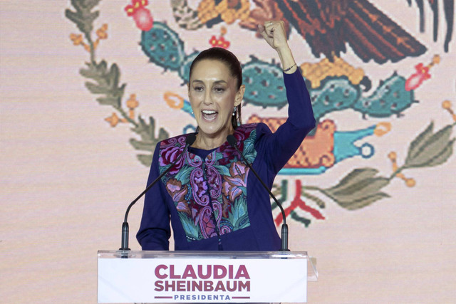 Terpilihnya Claudia Sheinbaum pada 3 Juni 2024, sebagai Presiden Perempuan Pertama di Meksiko. Foto: Gerardo Luna / AFP