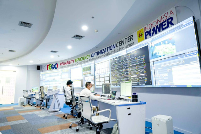 Command center PLN Indonesia Power (PLN IP). Foto: PLN IP