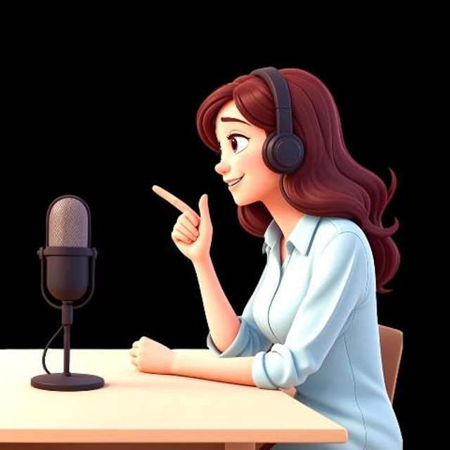 Ilustrasi Penyiar Melakukan Siaran Radio. Sumber: https://pixabay.com/id/illustrations/siniar-siaran-podcasting-studio-8694057/