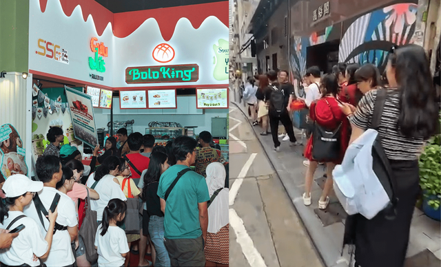 Hong Kong Sourdough Egg Tart Bolo King di PRJ. Foto: Bolo King