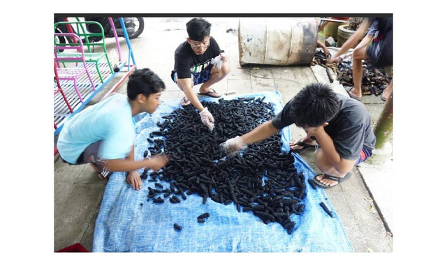 Pengolahan Briket Bonggol Jagung