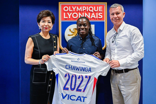 Tabitha Chawinga Foto: DAMIEN LG - OLYMPIQUE LYONNAIS