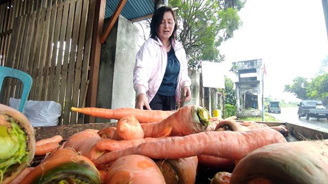 Petani di Kabupaten Bolaang Mongondow Timur menjual hasil pertanian mereka. 