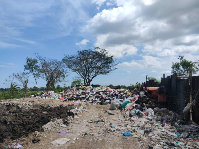 Tempat pembuangan sampah ilegal di Kapanewon Pundong, Kabupaten Bantul. Foto: Dok. Panewu Pundong