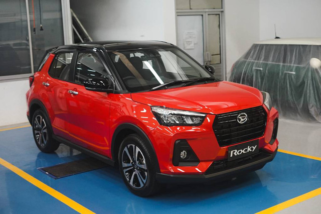 Tampilan depan Daihatsu Rocky. Foto: Muhammad Ikbal/kumparan