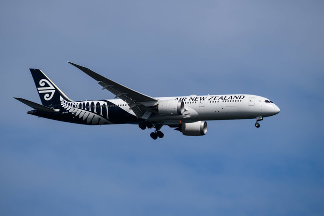 Ilustrasi Air New Zealand. Foto: Shutterstock