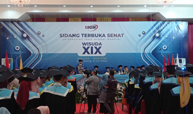 Suasana Wisuda XIX UIGM Palembang, Foto : Abdullah Toriq/Urban Id