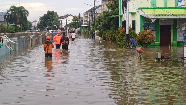 Banjir di Tangsel, Sabtu (6/7/2024). Dok: BPBD Tangsel