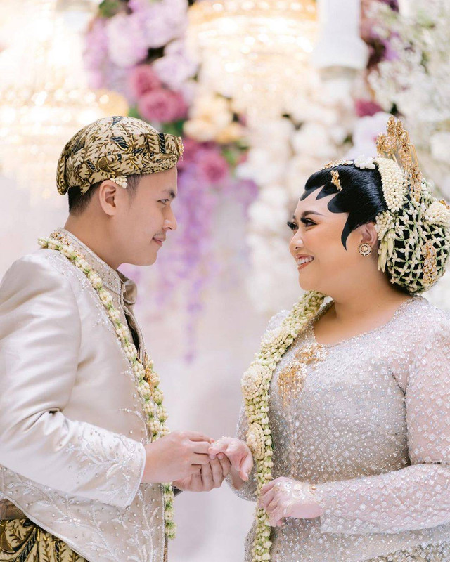 Clarissa Putri resmi menikah dengan Sandro. Foto: Instagram/@clarissaputri_