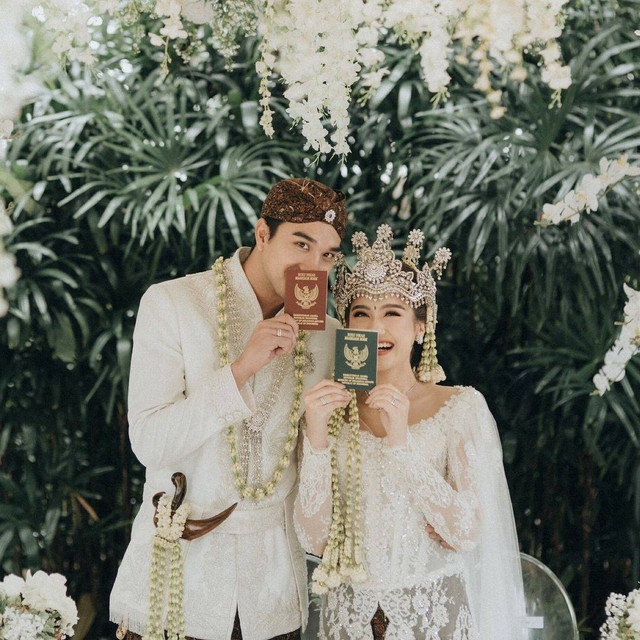 Salshabilla Adriani resmi menikah dengan Ibrahim Risyad. Foto: Instagram/@salshabillaadr