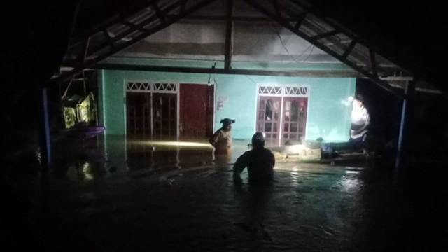 Banjir di Kabupaten Bolaang Mongondow Selatan, Sulawesi Utara.