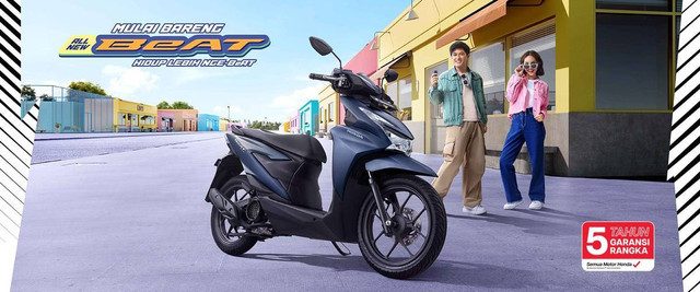 Honda BeAT Deluxe. Foto: AHM