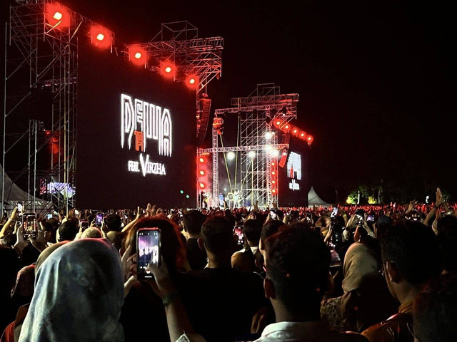 fotoSuasana Prambanan Jazz di hari terakhir. Foto: M wulan